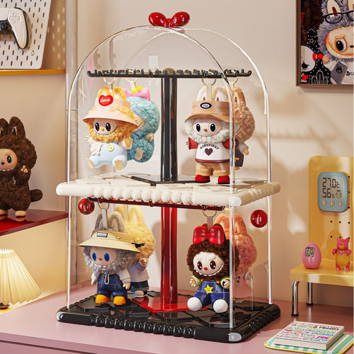 盲盒收纳展示架防尘泡泡玛特