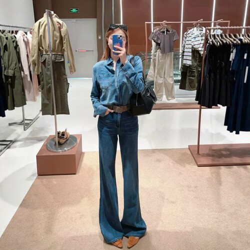 【梨型专属腿精喇叭裤】2025秋季梨型显瘦喇叭裤百搭通勤牛仔裤