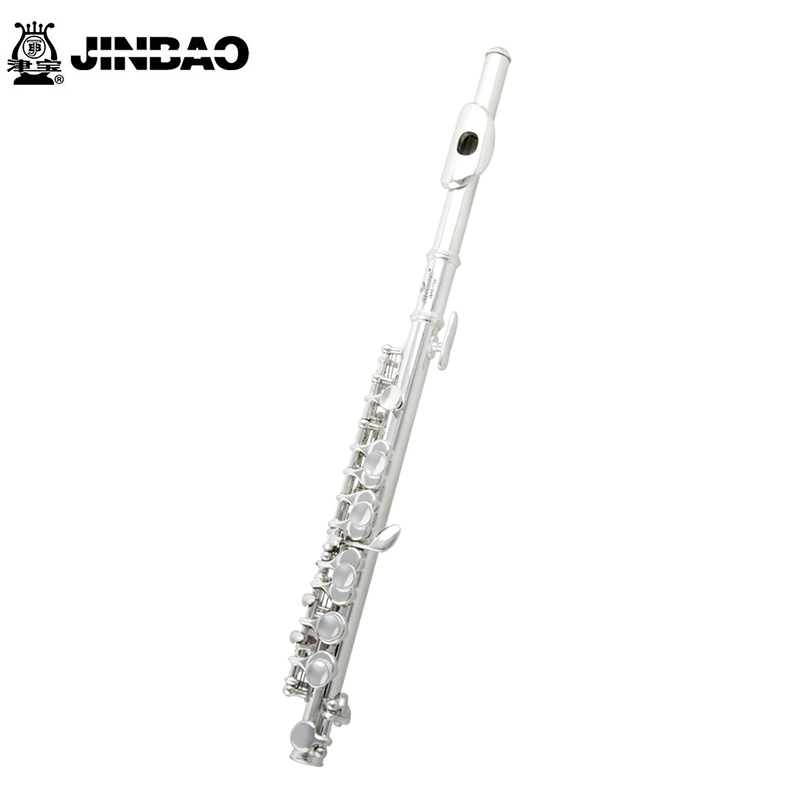 津宝 C调短笛乐器JBPC-770S白铜镀银学生初学者入门西洋笛子