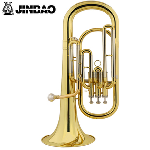 津宝三立键次中音号乐器降B调JBBR-1221巴立东磷铜吹嘴管白铜变音