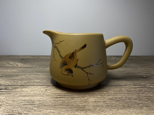 紫砂功夫茶具配件段泥公道杯宜兴大容量l分茶器过滤原矿公杯300CC