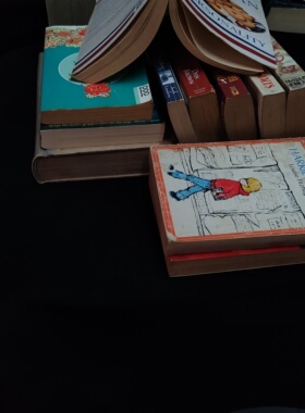 装饰英文书旧书创意摆件家居咖啡馆饰品拍照背景道具老旧古董真书