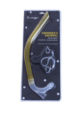 Surging 游泳训练呼吸管 水下换气通用 专业浮潜水下自由泳前置