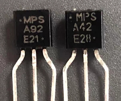 ON安森美MPSA42 MPSA92 TO-92原装小功率功放对管 音频差分三极管