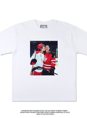 heatedrivalry巅峰对决同款短袖T恤夏季纯棉半袖潮hudsonwilliam