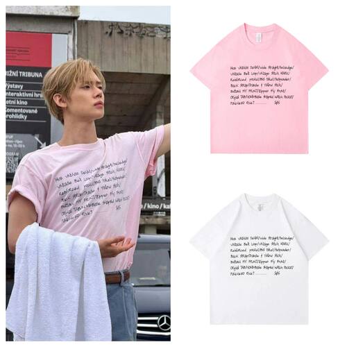 崔然竣私服同款男女外穿纯棉短袖