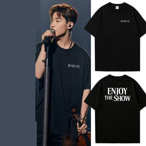 Henry刘宪华njoyTheShow周边短袖