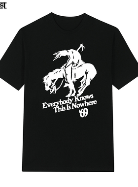 Neil Young Crazy Horse尼尔杨Every Knows Nowhere短袖T恤男女