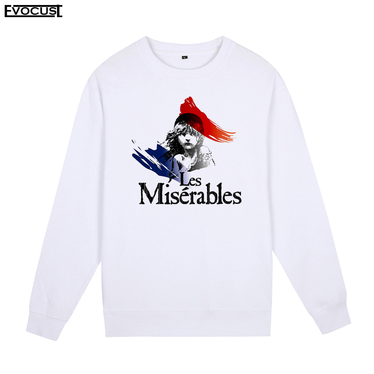 Les Misérables悲惨世界雨果音乐剧小说法国男女圆领卫衣