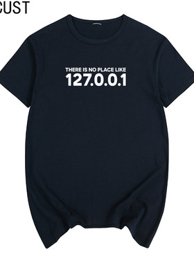 THERE IS NO PLACE LIKE 127 0 0 1 Web Developer 火狐 男女 T恤