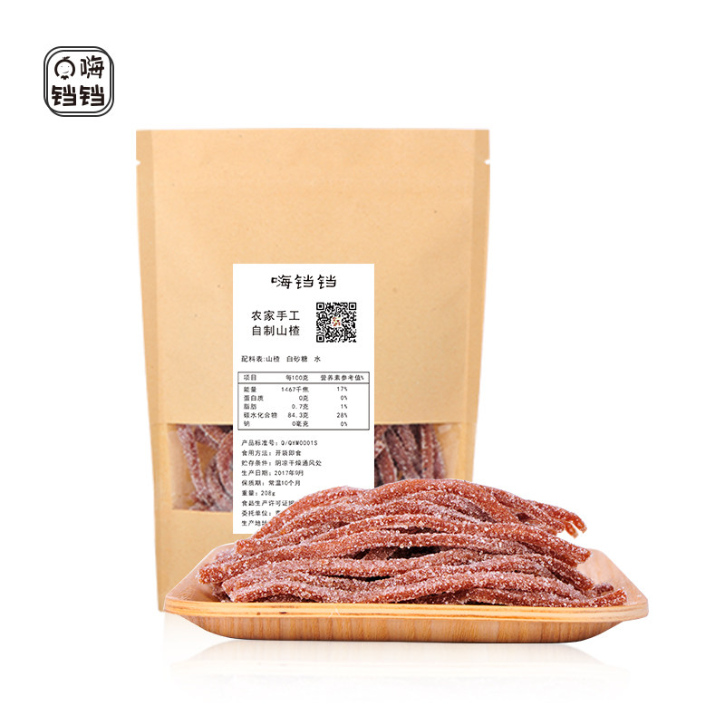 海铛铛手工山查條雪條絲 純無添加農家自制寶寶零食山東特産208g在類目 零食/堅果/特產, 蜜餞/棗類/梅/果乾, 山楂類製品中 - 來自Buy2taobao.com提供專業的淘寶代購服務