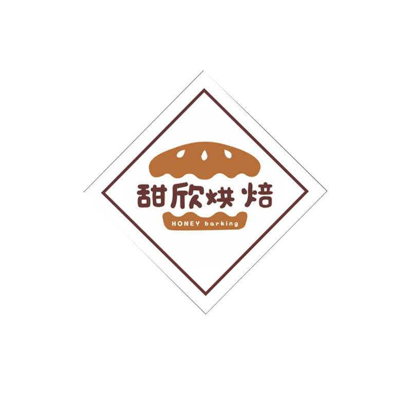 蛋糕logo插牌定制烘焙甜品烫金插卡生日快乐插片定做LOGO设计印刷