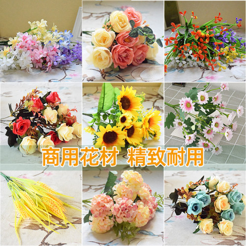 布花朵布艺玫瑰仿真小客厅卧室