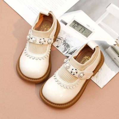 真皮女童女孩洋气公主鞋