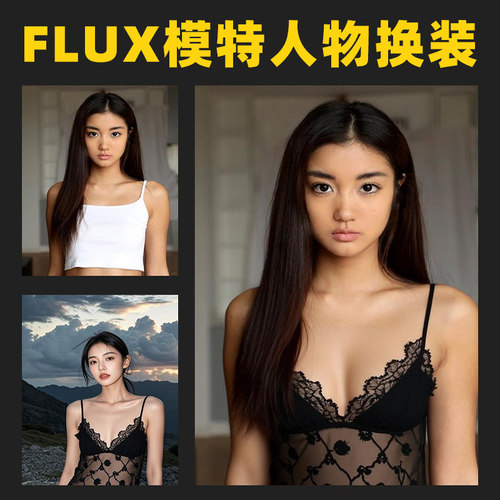 AI模特换装工作流细节保留comfyui工作流模型远程协助安装