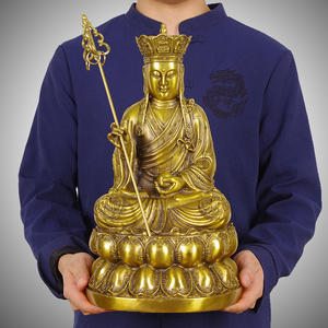 地藏王佛像摆件纯铜佛像