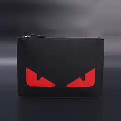 2026 New European and American Style Young Men's Business Clutch Bag, Trendy Little Monster Fashion Men's Clutch Envelope Bag
