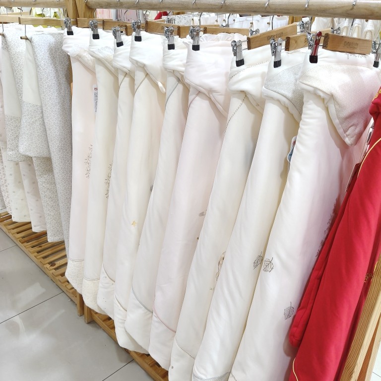 偶园婴儿秋冬加厚暖柔棉纯棉抱被新生儿宝宝夹棉280克小方包被子