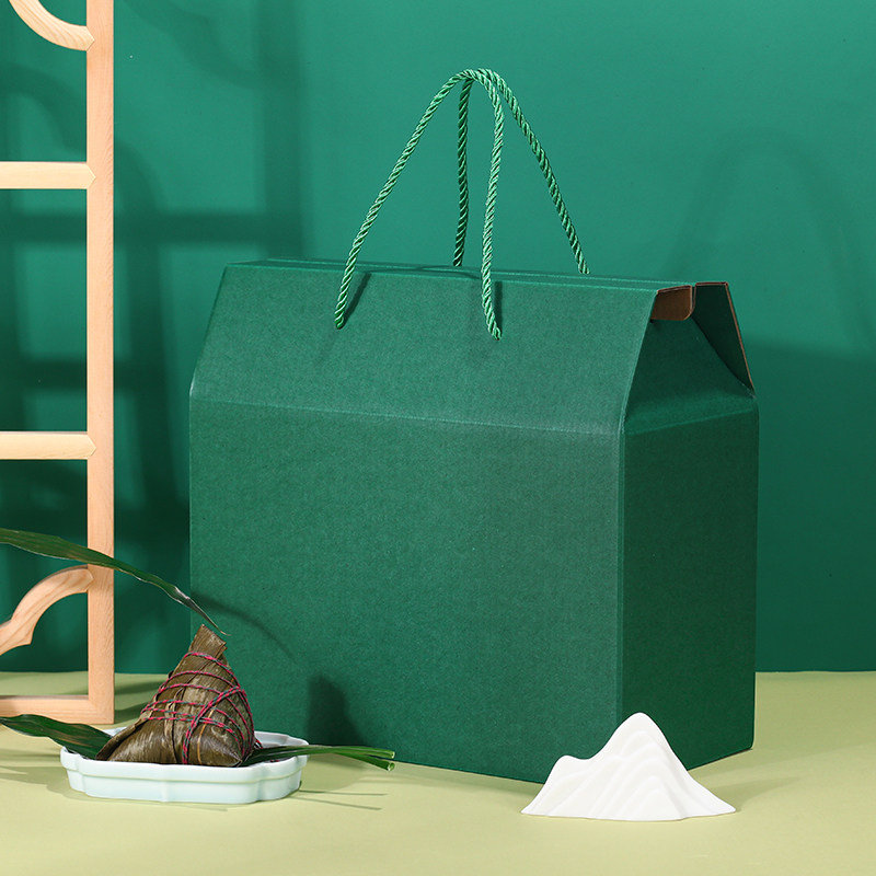 纯绿色手提礼盒现货加印土特产水果过年年货蔬菜鸡蛋礼品包装空盒,包装,礼品盒,淘宝优惠券,粉丝福利购,淘宝优惠卷