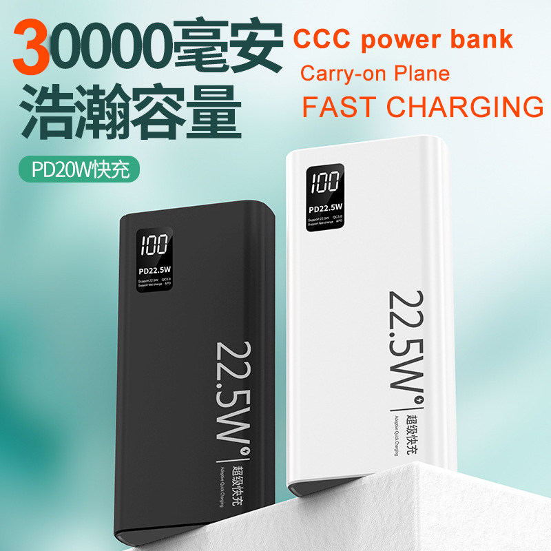 快充電寶便携式ccc Power Bank type-c/iphone fast charging
