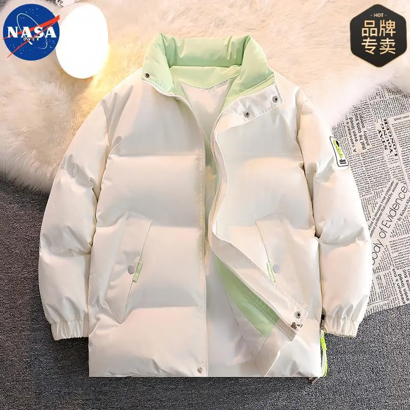 NASA联名棉衣男款秋冬季2025新款加厚保暖羽绒棉服男装棉袄外套