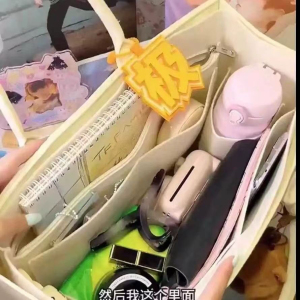 高颜值自制森系演唱会藏灯牌托特包手机平板暗格夹层灯牌包