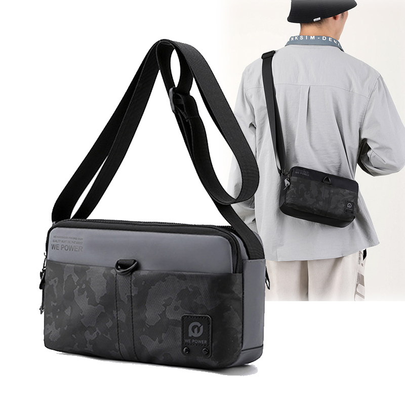 25新款专柜正品斜挎包休闲单肩个性迷彩轻便防水牛津布横款运动潮