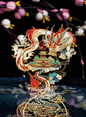 故宫金属书签镂空古风礼物