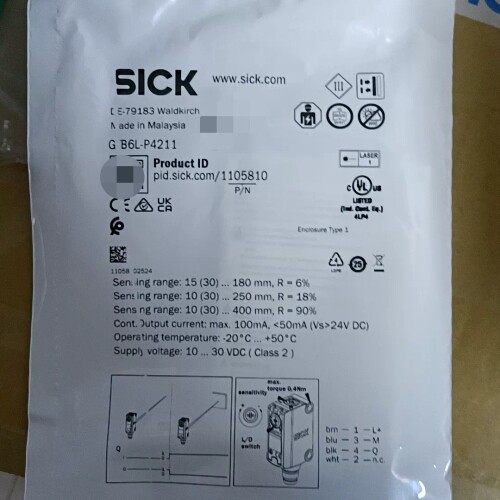 寻《《SICK西克光电传感器GTB6L-P4211，马来西亚制造，