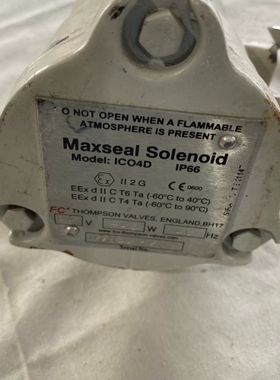 寻《《英国汤普森阀门 Maxseal ICO4D 型号 IP66防