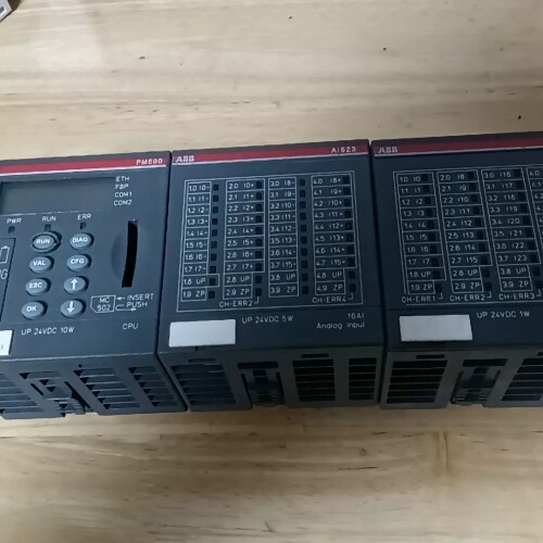 寻《《ABB PM590 CPU模块，AI523模拟量输入模块，D