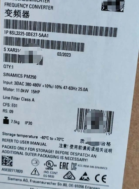 寻《《6SL3225-0BE27-5AA1/6SL32250BE2