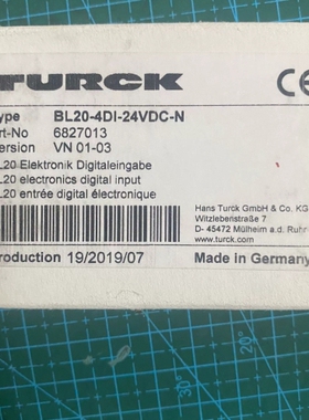 寻《《TURCK图尔克6827013