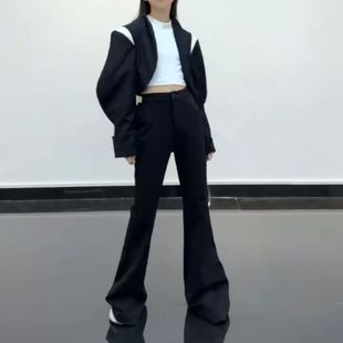 少儿儿童模特训练服秋款女童形体礼仪童模练功服T台走秀表演出服