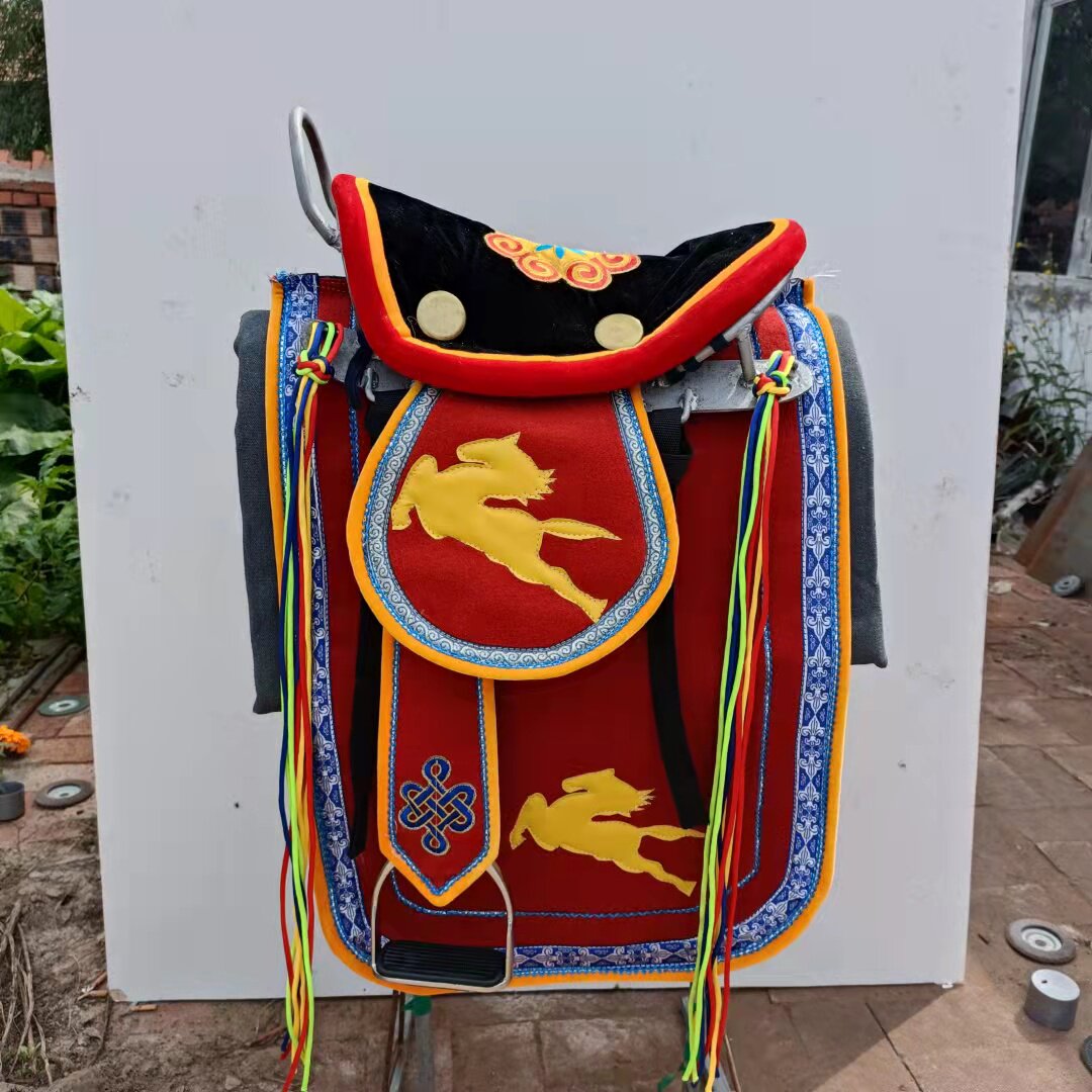 马鞍子马具用品铁骨架马鞍一套马术用品骑马马鞍