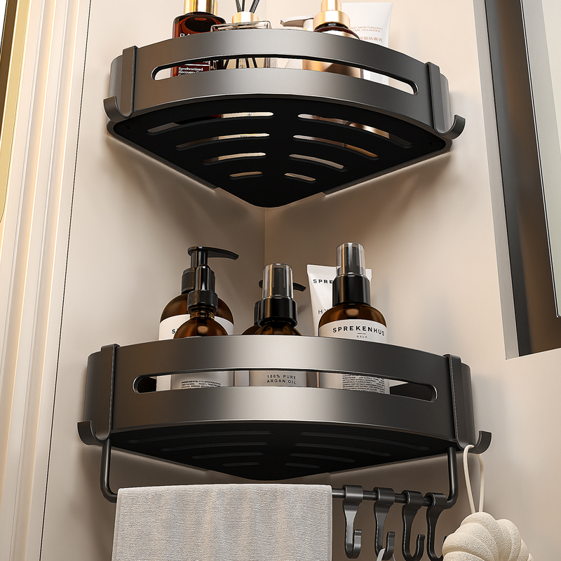 免打孔太空铝收纳整理