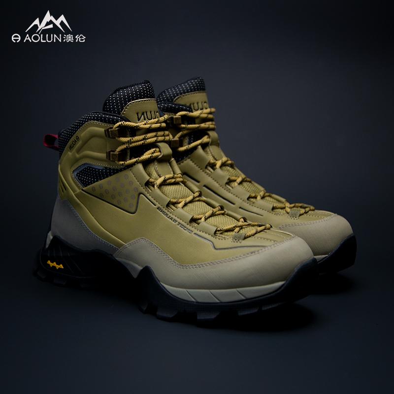 澳伦登山鞋防滑透气高帮