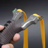 Точная профессиональная дорожная олимпийская рогатка из нержавеющей стали с лазером с плоскими резинками