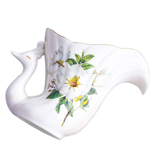 家用骨瓷餐具厨房天鹅勺娄筷子笼收纳架精美创意个性骨瓷餐具轻奢