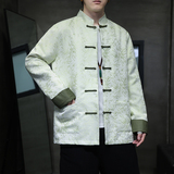 2024风男装竹叶提花中式唐装汉服夹克外套C229-Y1006-P105，男装夹克，电商C229-1