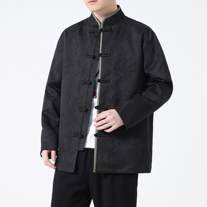 2024春夏风男装提花中式唐装汉服夹克外套C229-Y992-P100图片