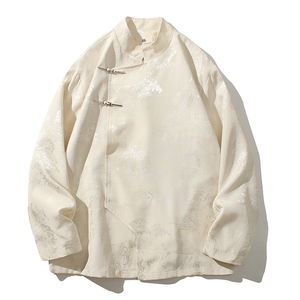 2024春夏新款风男装冰丝中式唐装汉服夹克外套C229-Y995-P100图片