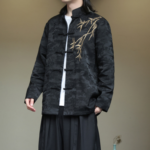 2024春夏风男装刺绣盘扣唐装汉服夹克外套C229-Y1008-P110图片