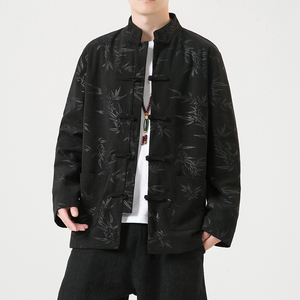 2024秋冬风复古中式盘扣大码唐装汉服夹克外套C229/Y788/P105图片