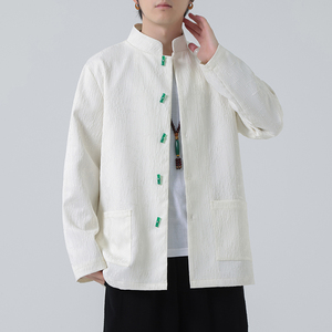 2024春夏风男装提花中式唐装汉服夹克外套C229-Y1014-P105图片
