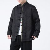 2024春夏风男装提花暗纹盘扣唐装汉服夹克外套C229-Y992-P100，男装夹克，电商C229-1