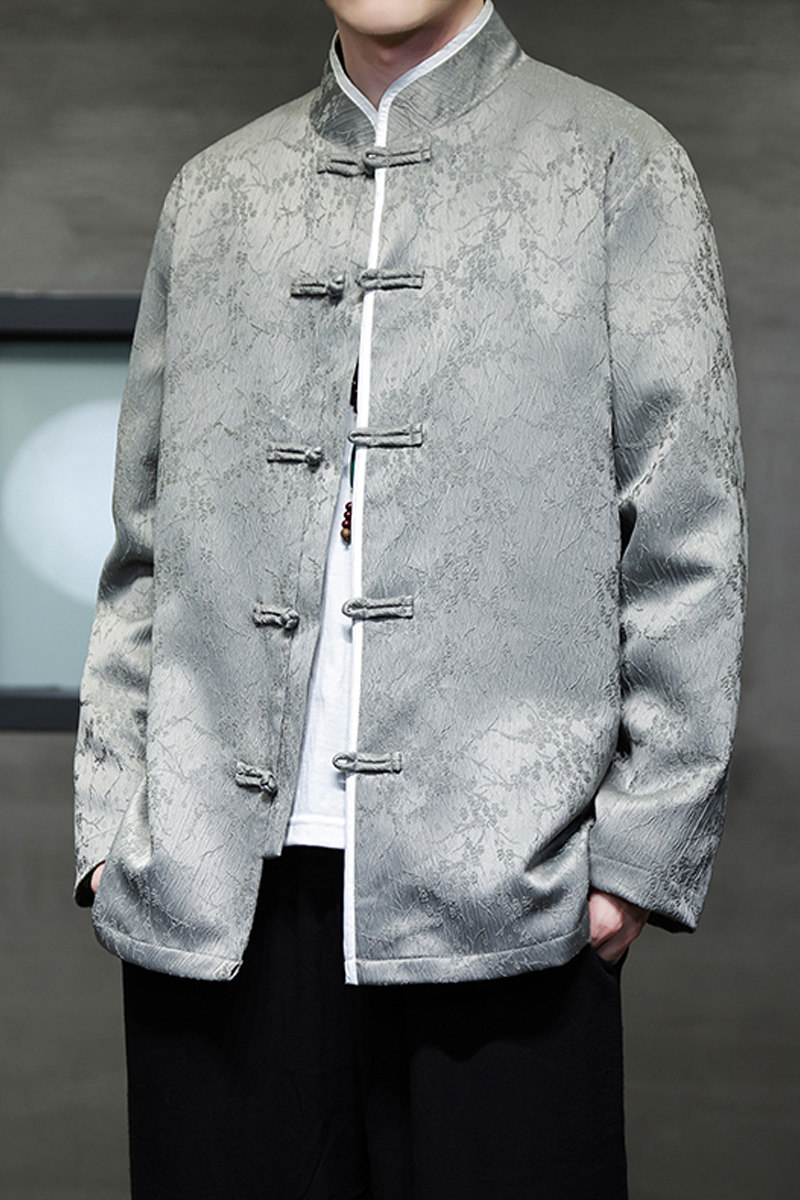 2024春夏新款风男装提花中式唐装汉服夹克外套C229-Y992-P100,男装夹克,电商C229-1