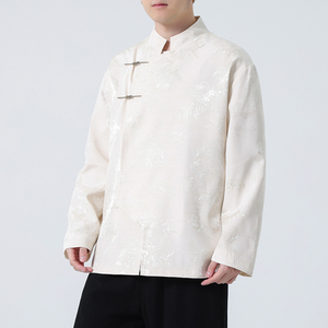 2024春夏新款风男装中式冰丝唐装汉服夹克外套C229-Y995-P100图片