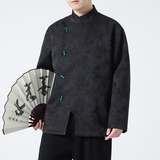 2024春夏新款风男装提花冰丝唐装汉服夹克外套C229-Y994-P100，男装夹克，电商C229-1