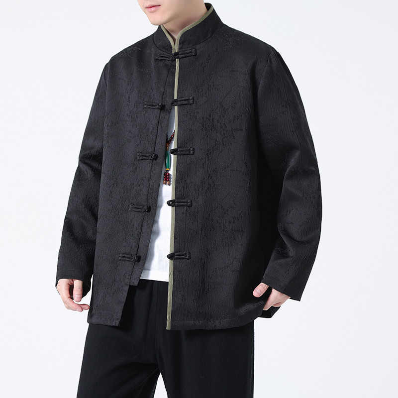 2024春夏风男装提花复古中式唐装汉服夹克外套C229-Y992-P100图片